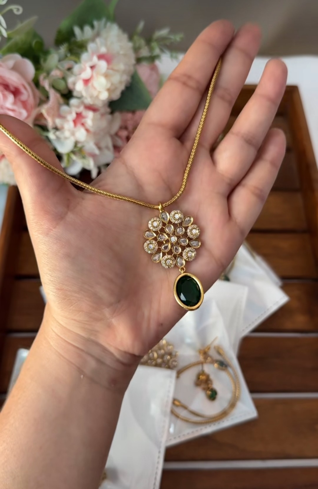 Flower Diamond Necklace DIA94