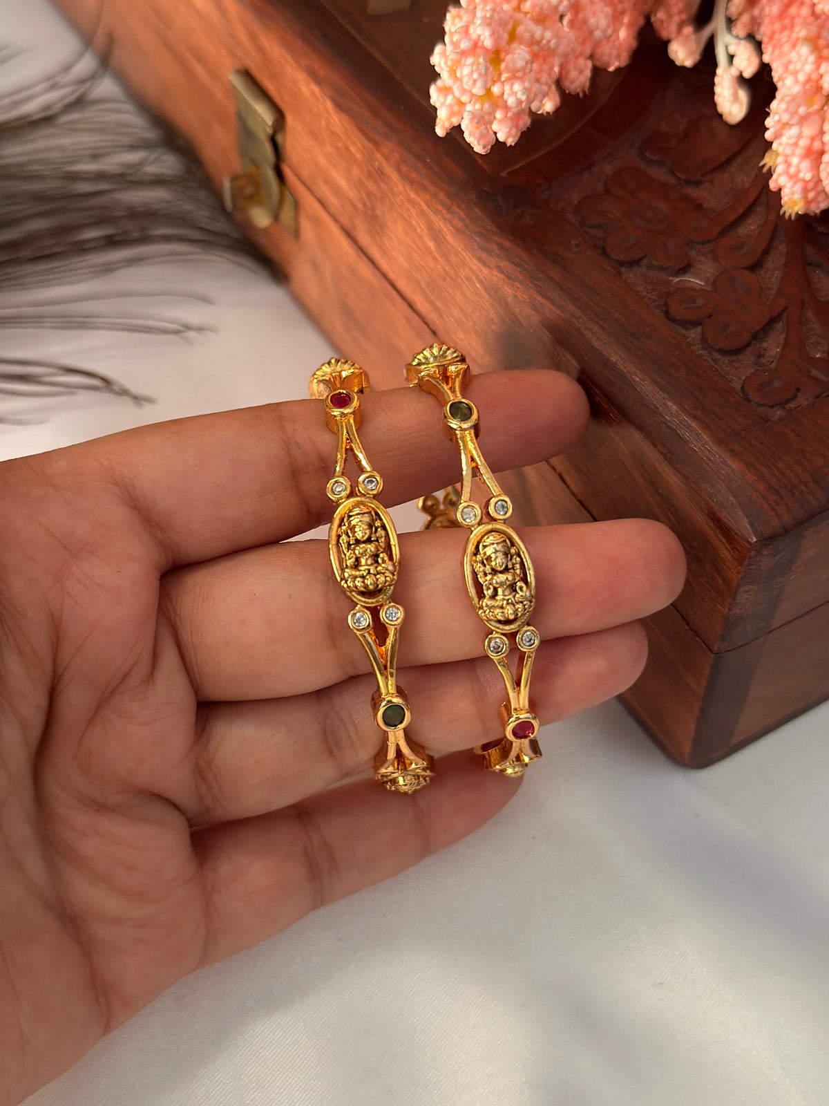Goddess Designer Multi Stone Premium Kids Bangles B95