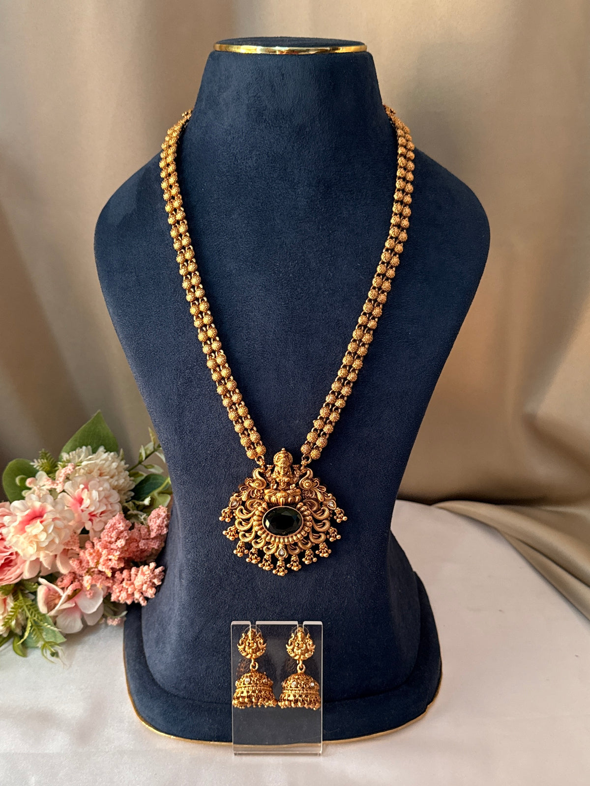 Goddess Stone Pepper Mala L92