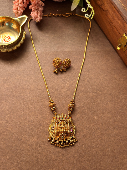 Lakshmi Dollar Single Pillar Short Chain SC11