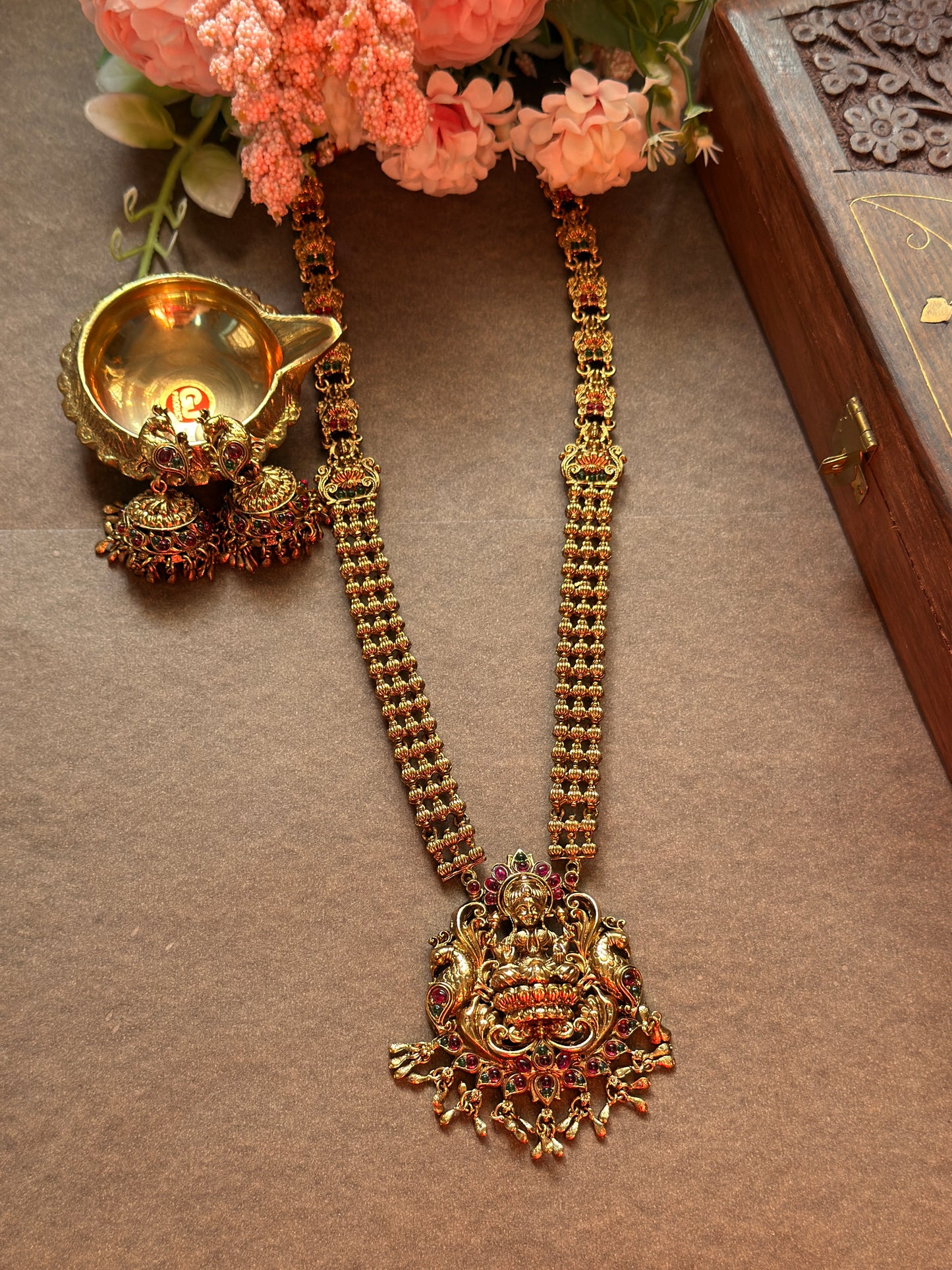 Lakshmi & Peacock Long Haram L13