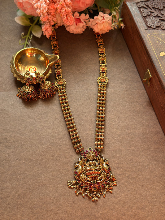 Lakshmi & Peacock Long Haram L13