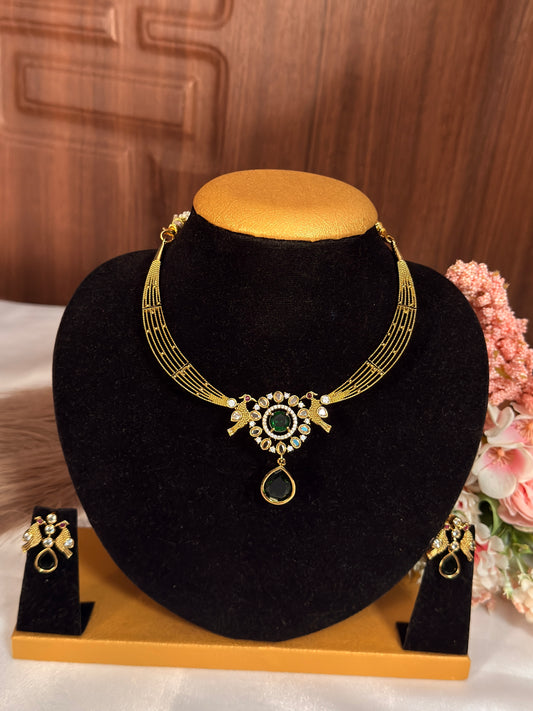 Hasli necklace double bird DIA39