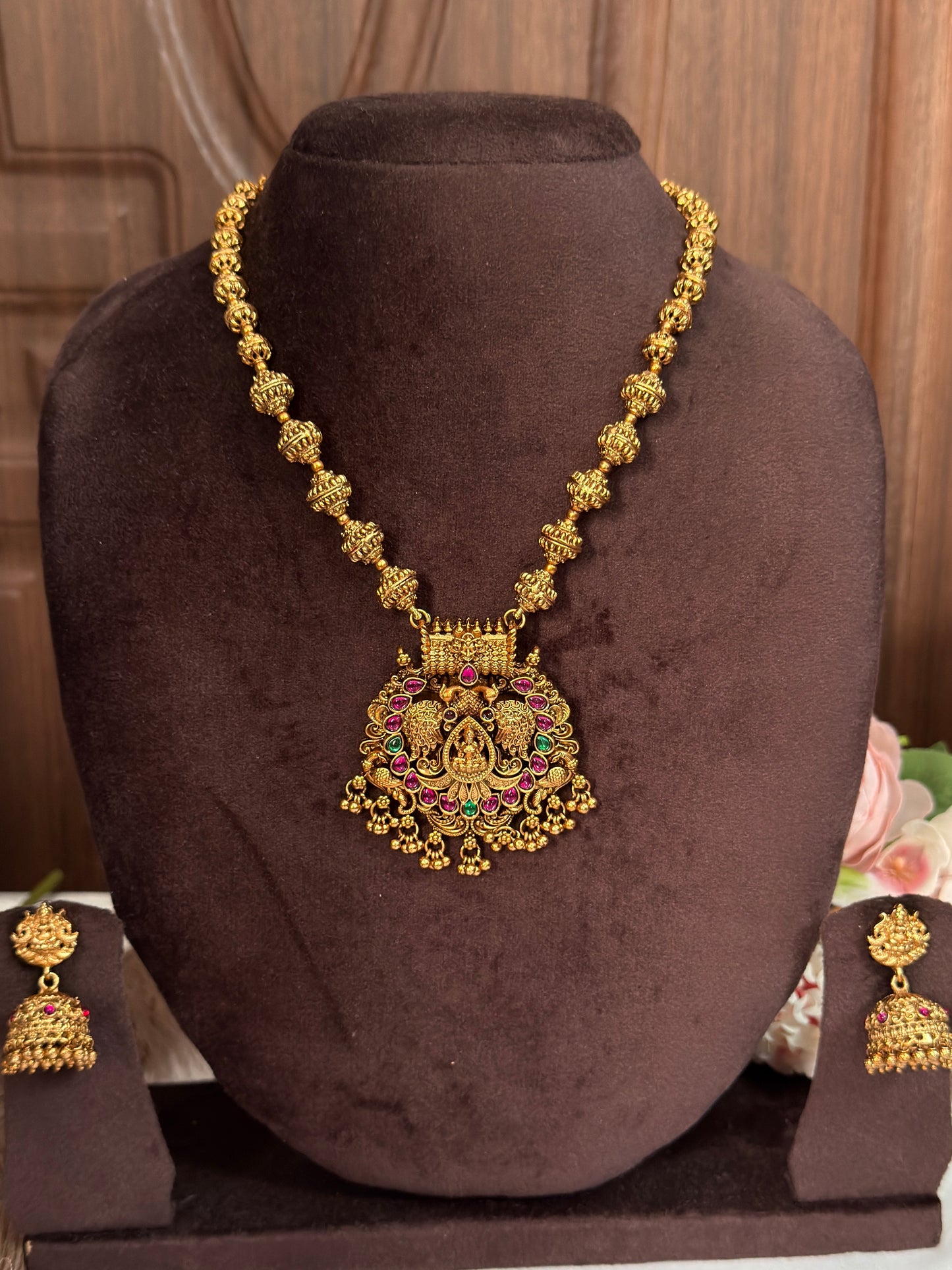 Temple Mid Haram Lakshmi Peacock MID33