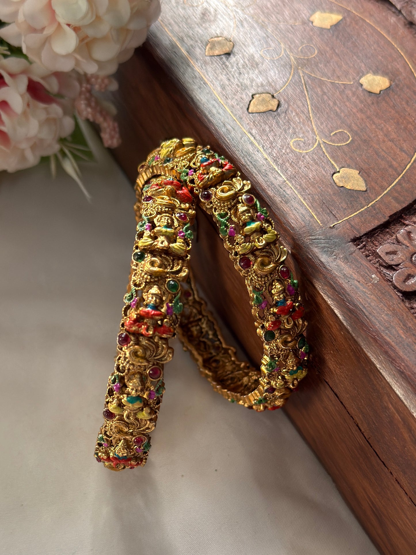Goddess Enamel Bangles