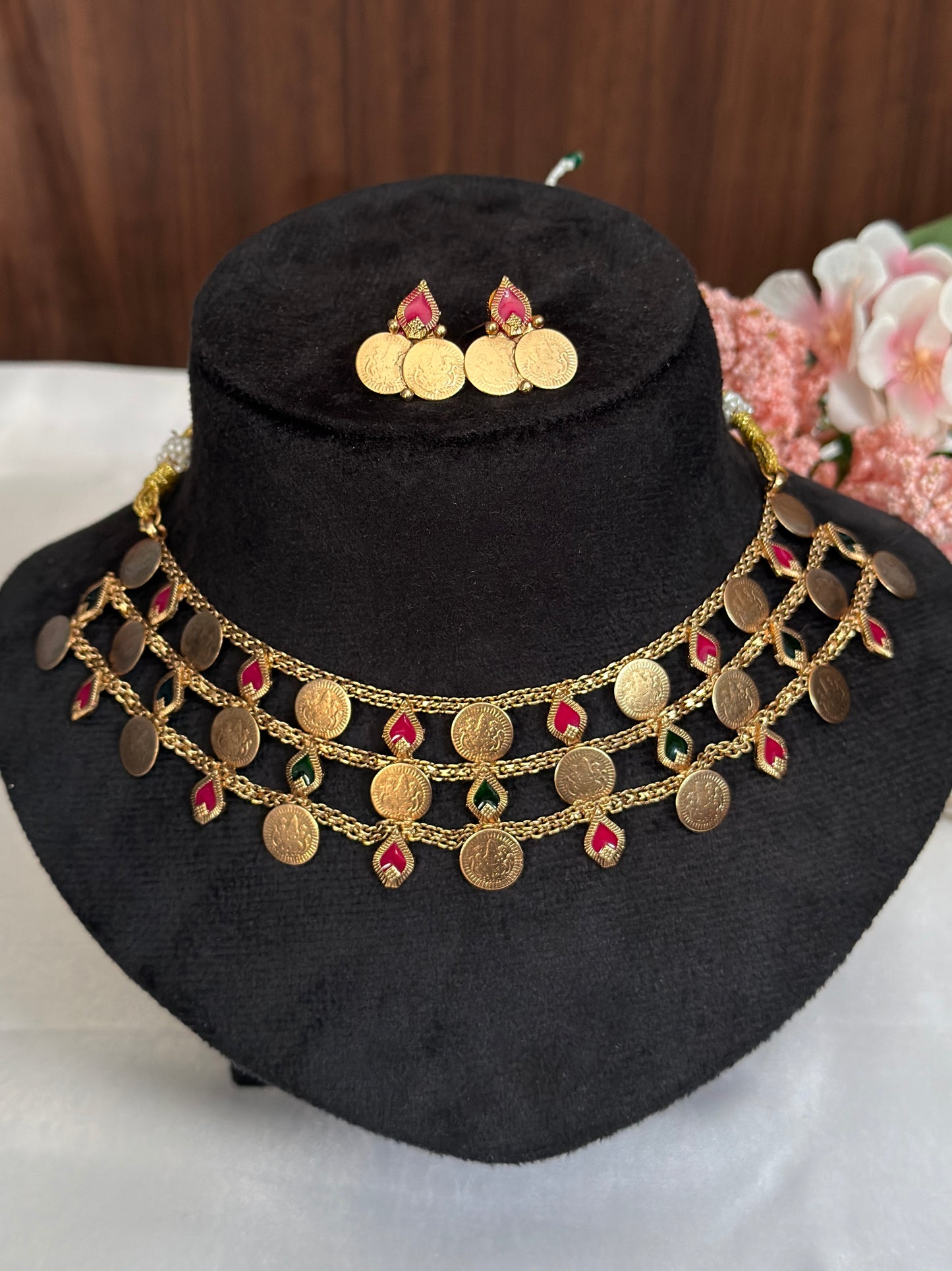Three Layer Coin Necklace