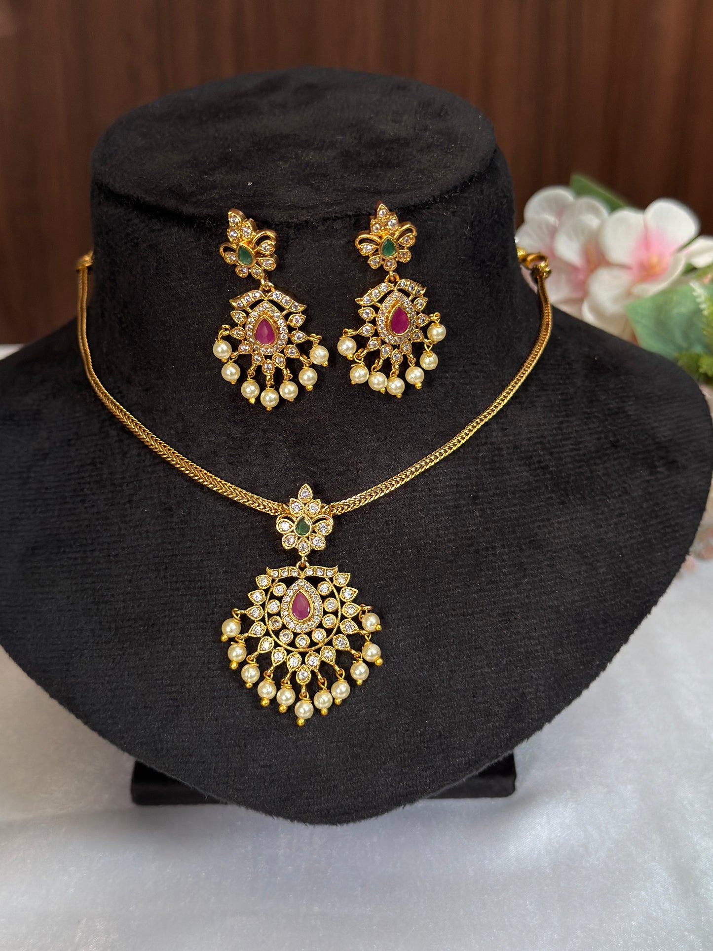 AD Pearl Necklace