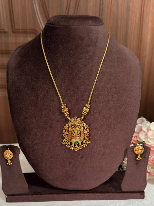 Lakshmi square pendent short chain SC21