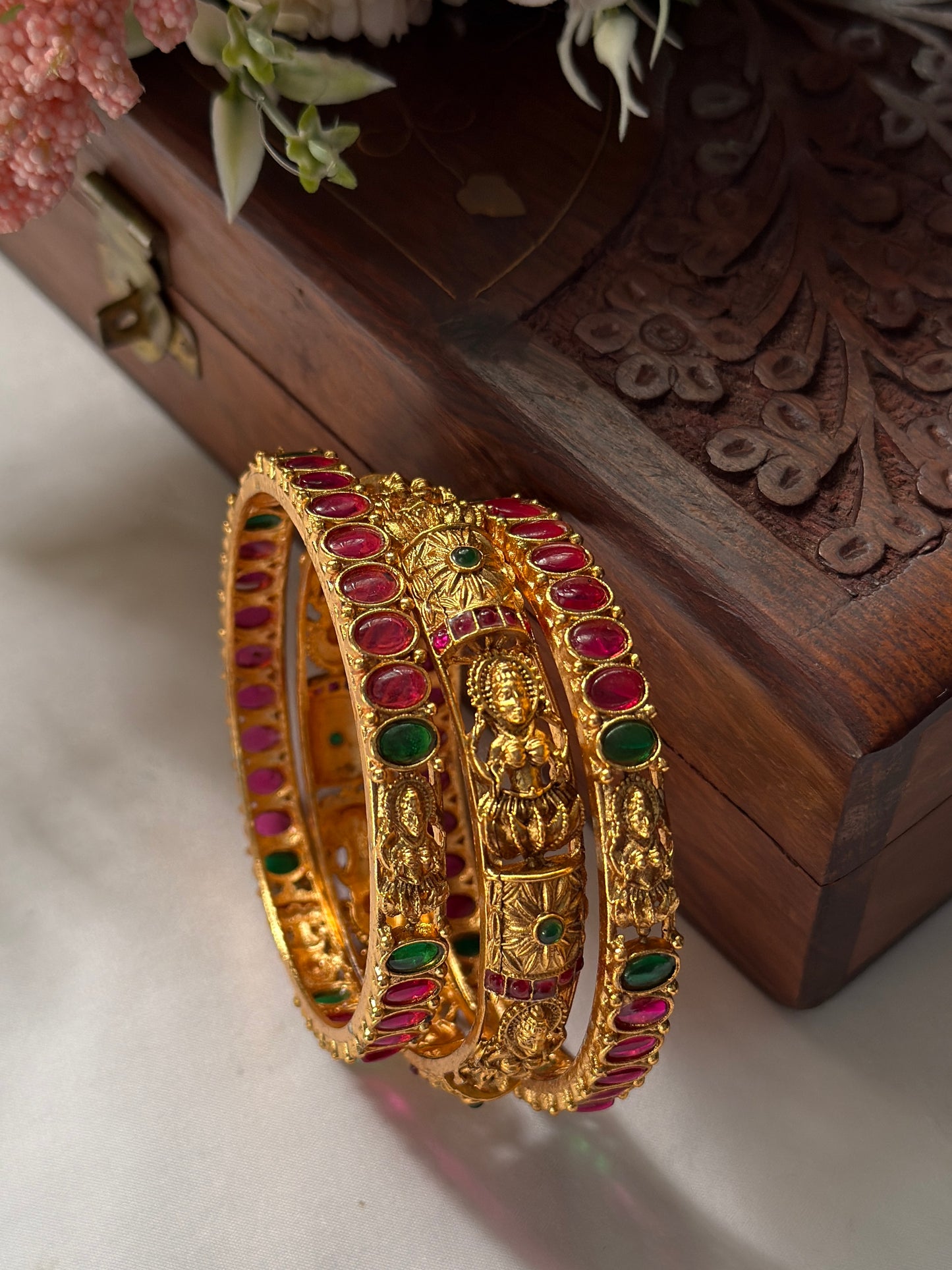 Lakshmi Multi Stone Bangles B64