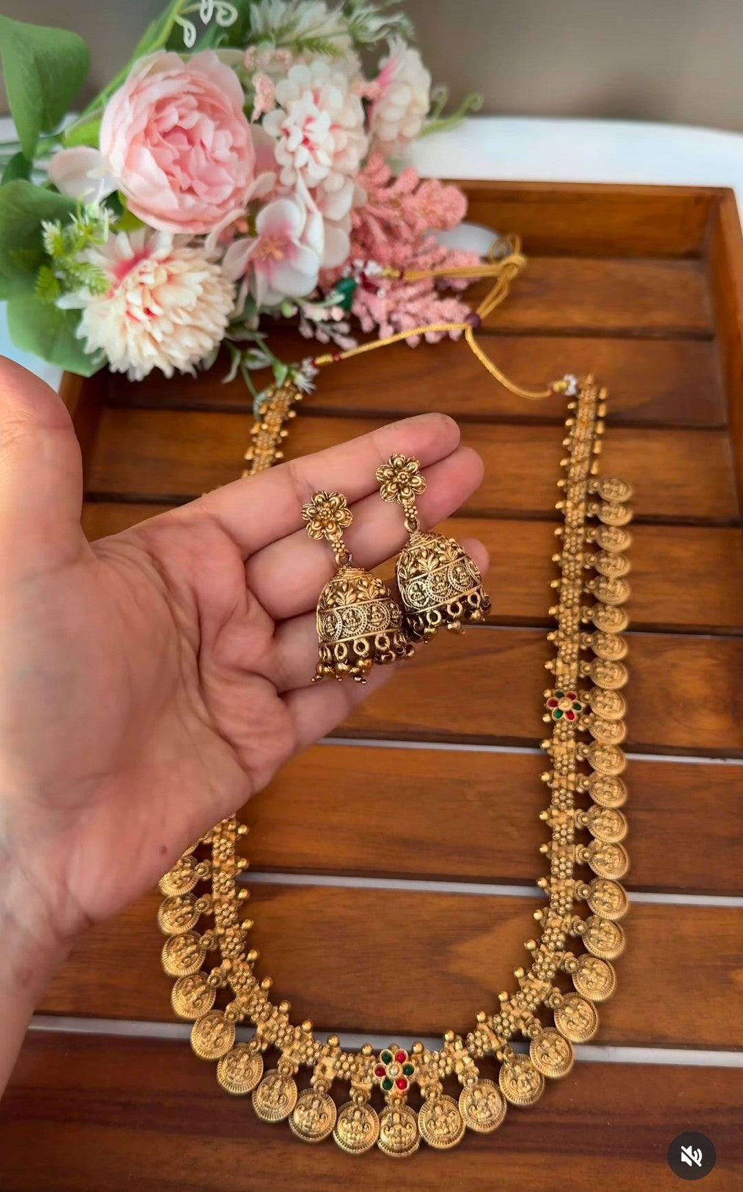 Lakshmi Coin Long Haram BS11