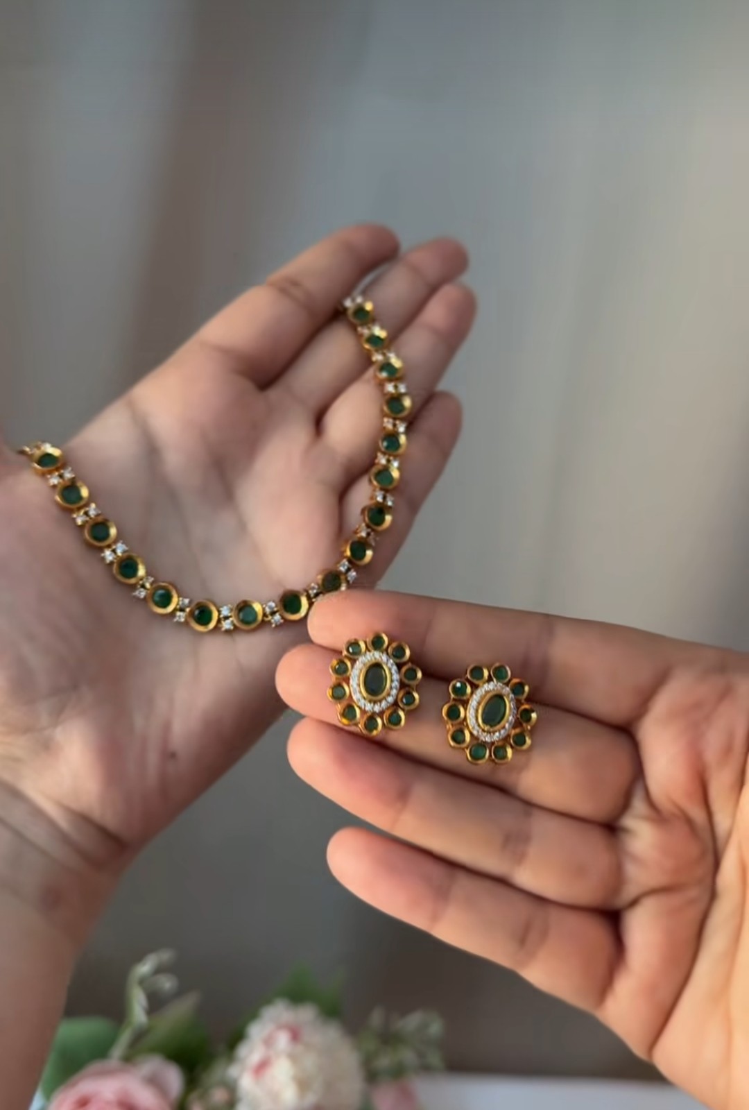 Elegant Stone Necklace DIA91