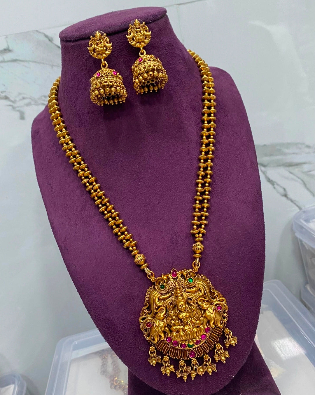 Double Layer Ball chain Temple Mid Haram MID39