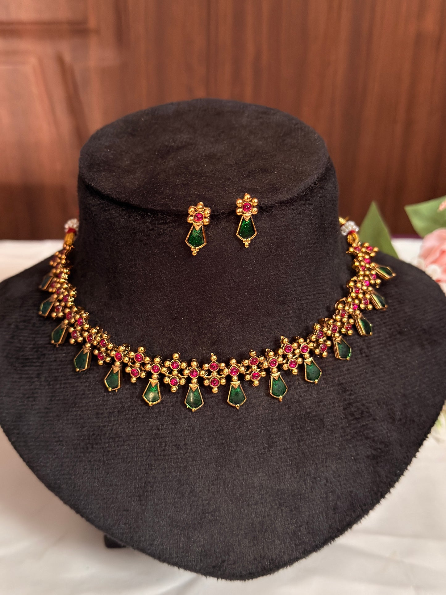Palakka Ruby Necklace NE137