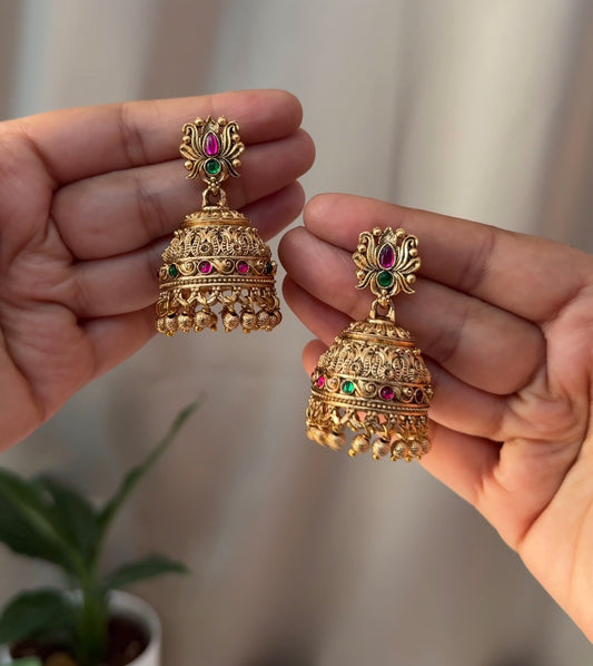Lotus jhumka EAR35