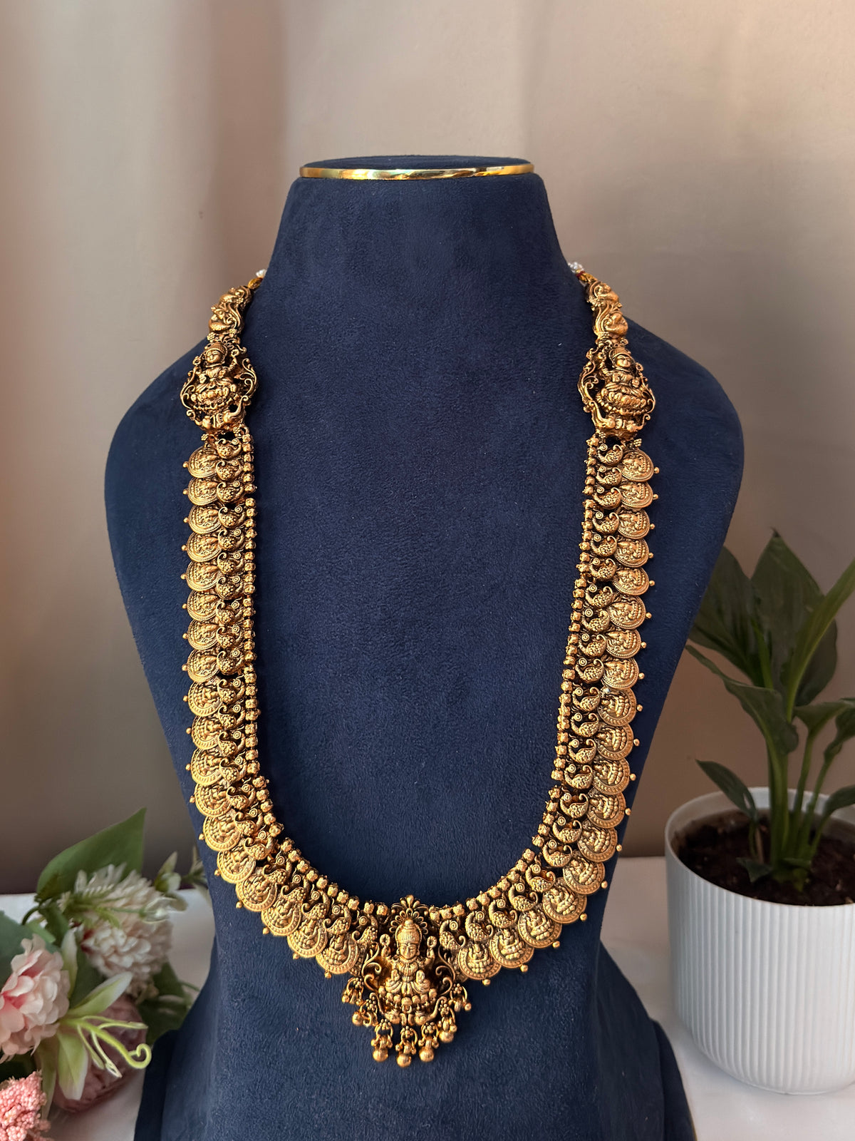 Lakshmi Coin Long Haaram L100