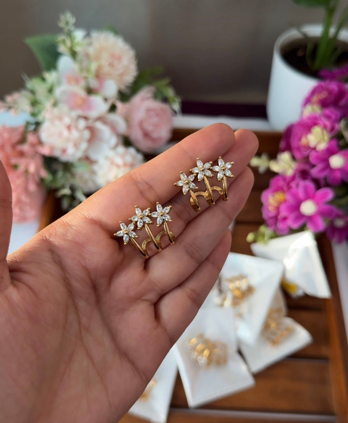 Cute Floral Stud EAR51