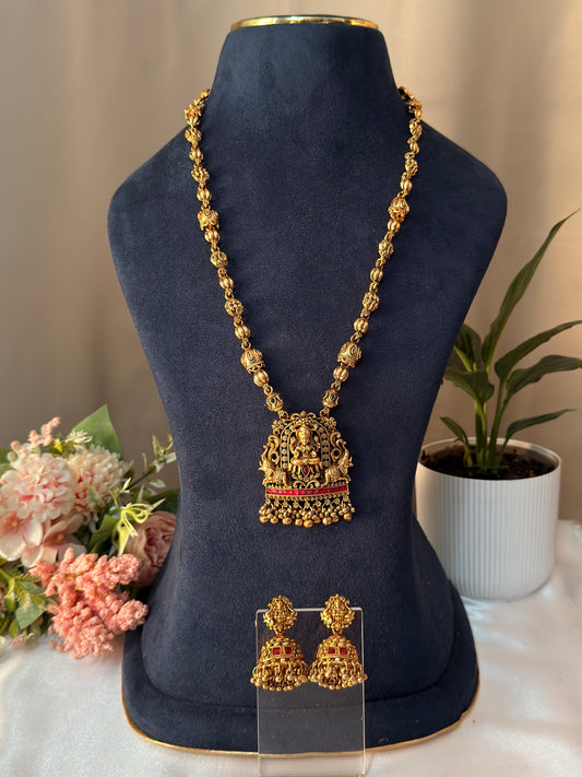 Lakshmi with Elephant Long chain L99