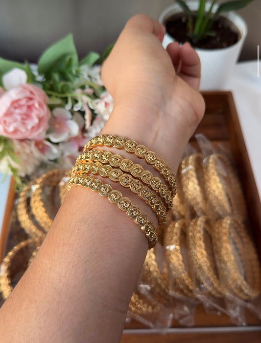 Lakshmi Small Coin Bangles B71