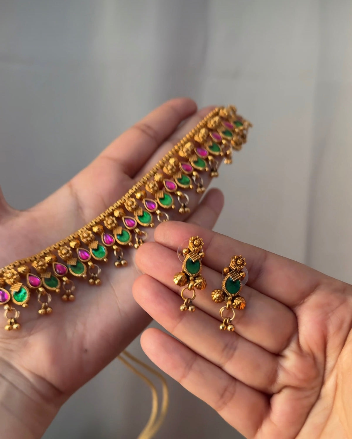 Ruby Stone Palaka Choker CHO33