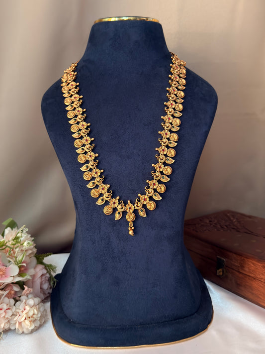 Floral Leaf Peacock Design Hipchain/Haram HB24