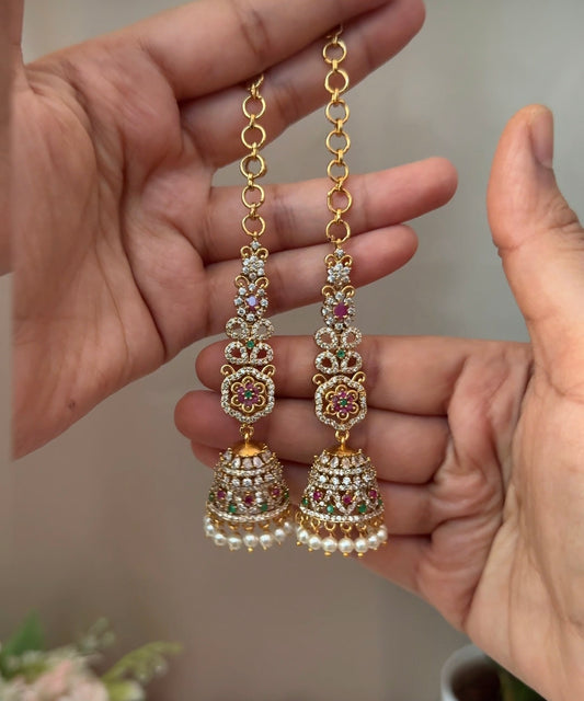 AD Pearl Long Jhumka EAR39