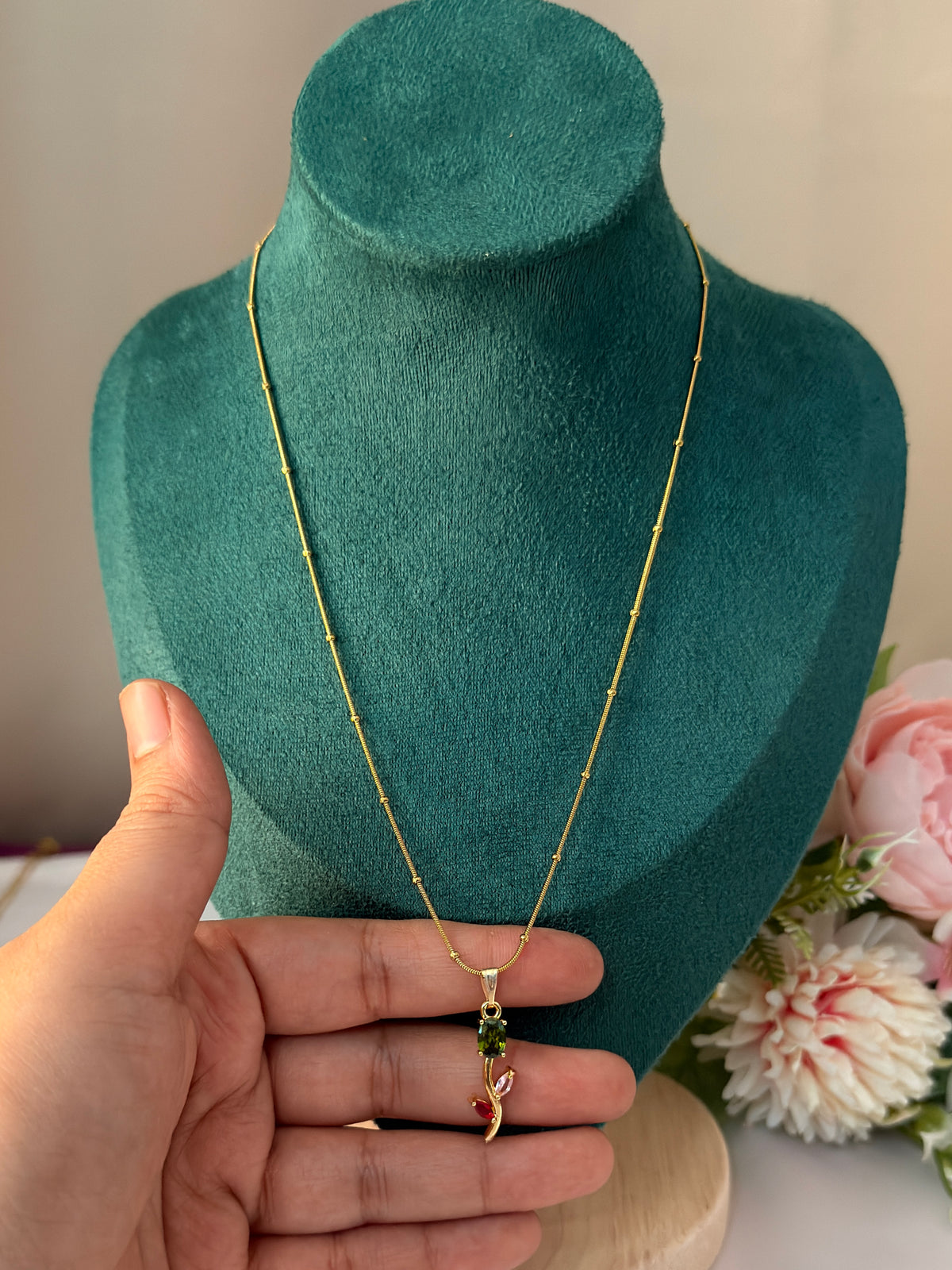 Tulip Anti Tarnish Chain AC08