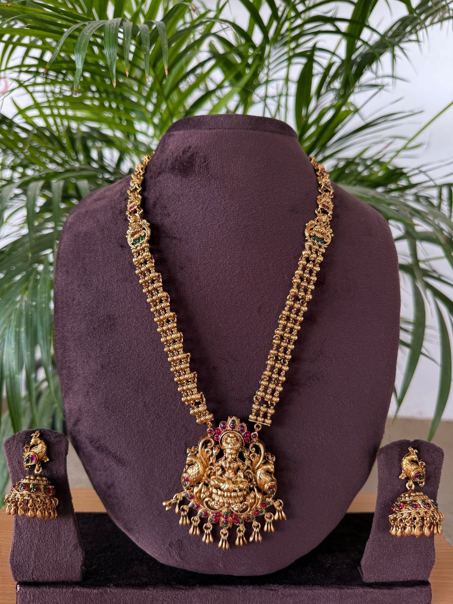 Lakshmi & Peacock Long Haram L13