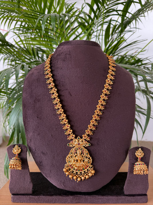 Long Haram with Gold Beads
