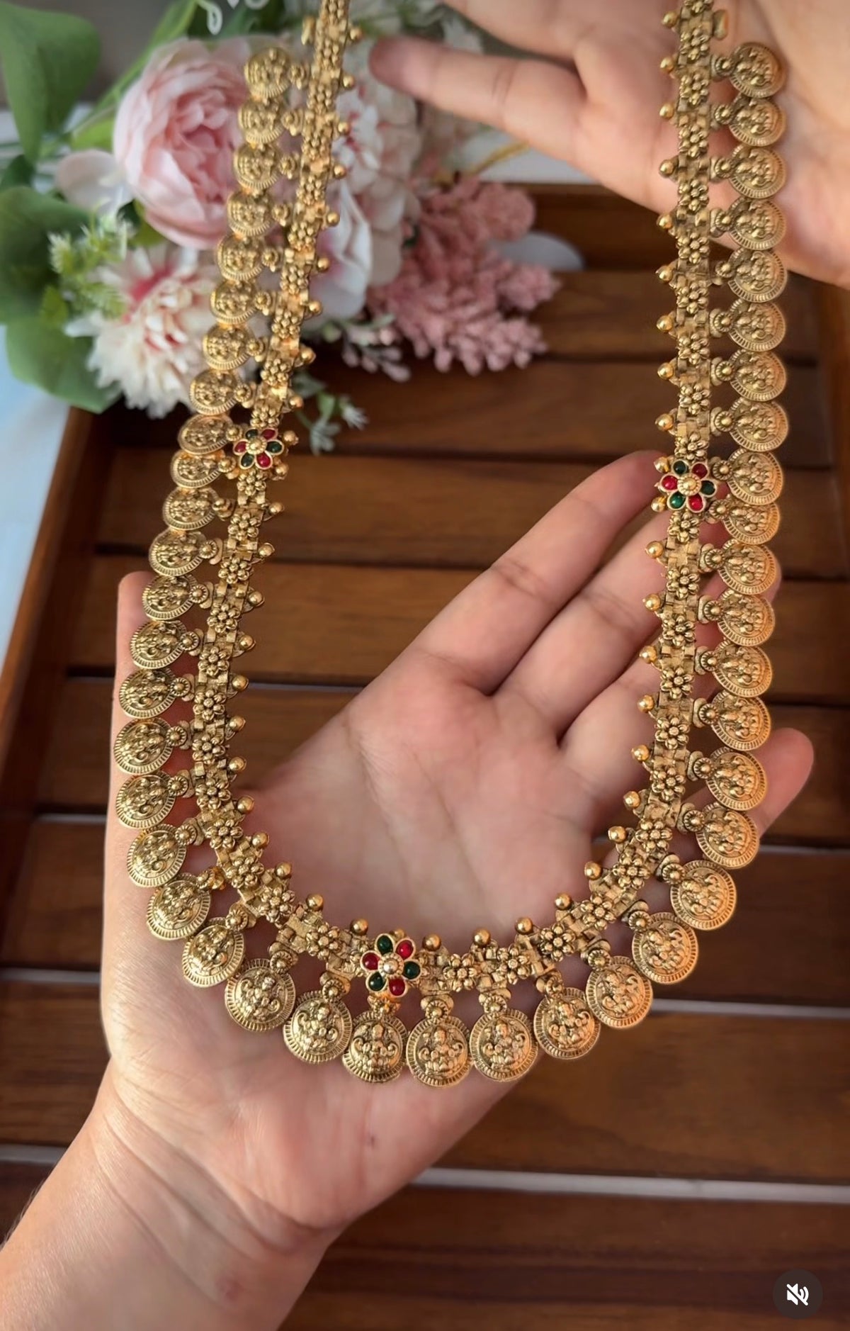 Lakshmi Coin Long Haram BS11