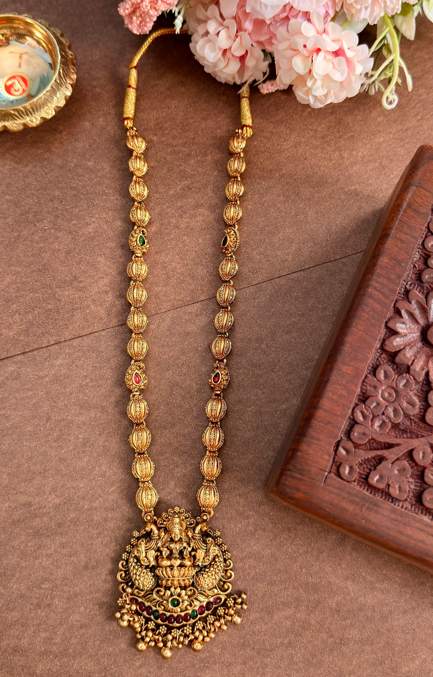 Lakshmi Mid haram with Round chain