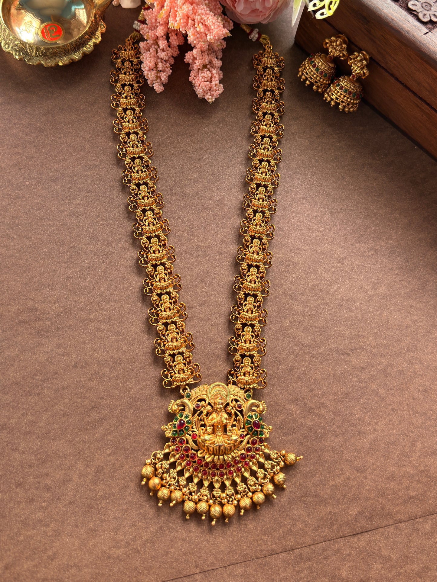 Goddess Lakshmi long haram L24