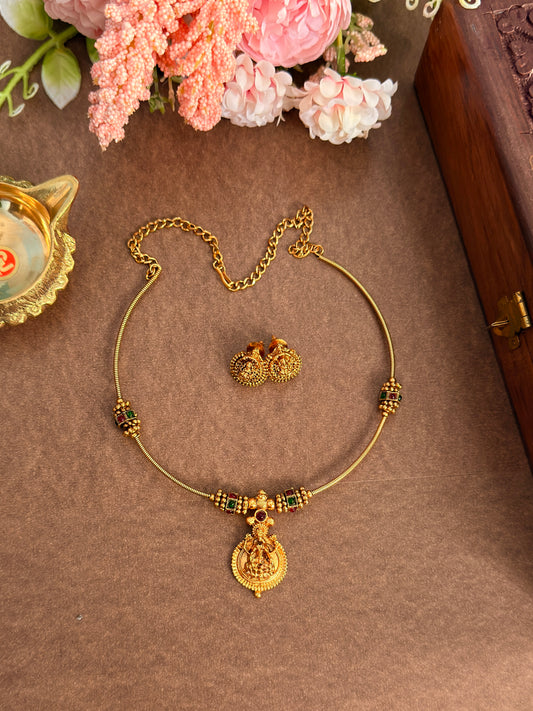 Round type Lakshmi Necklace NE62