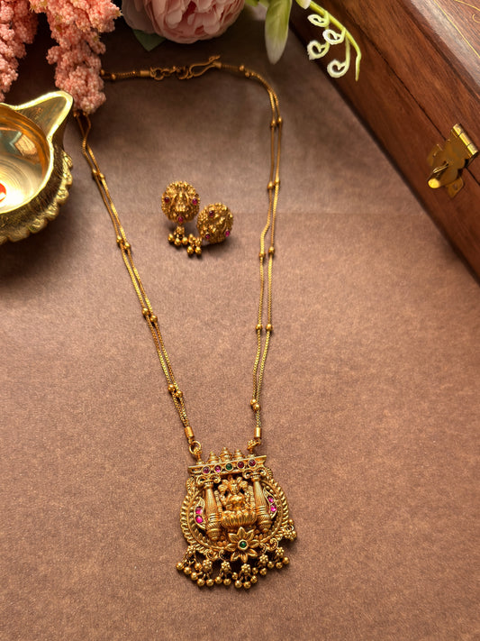 Lakshmi Dollar Single Pillar Short Chain SC11