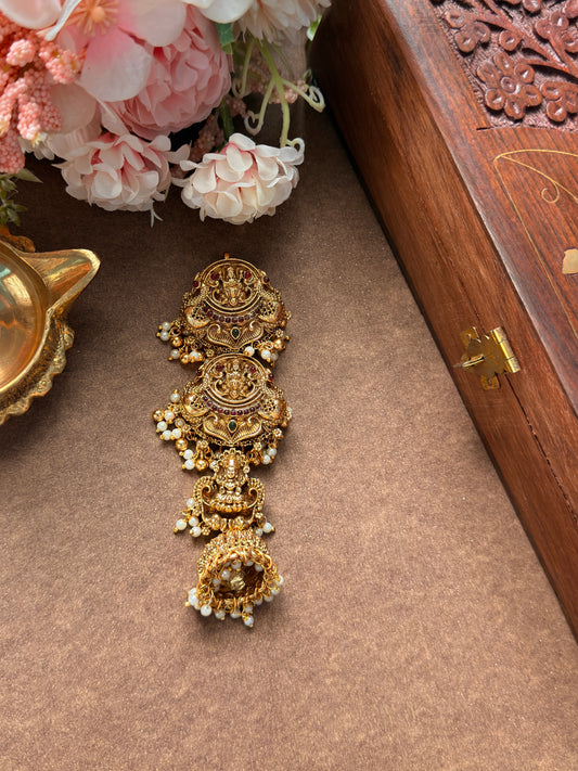 Three Layer White Pearl  Jada Billai JD09