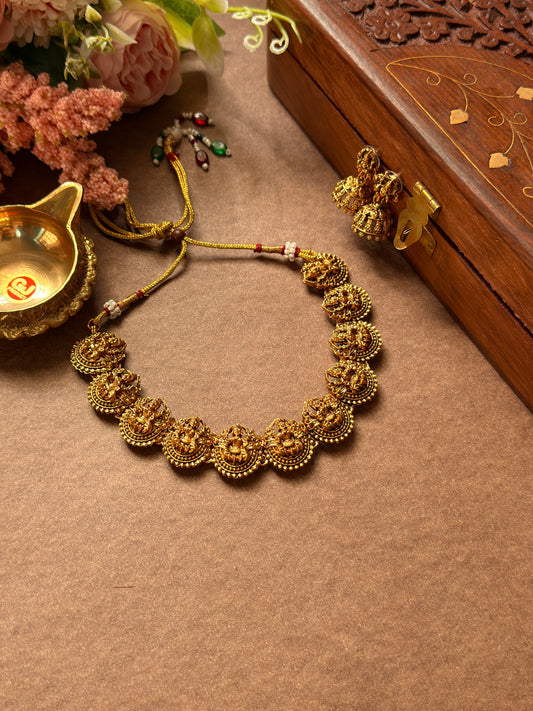 Lakshmi Round Necklace NE65