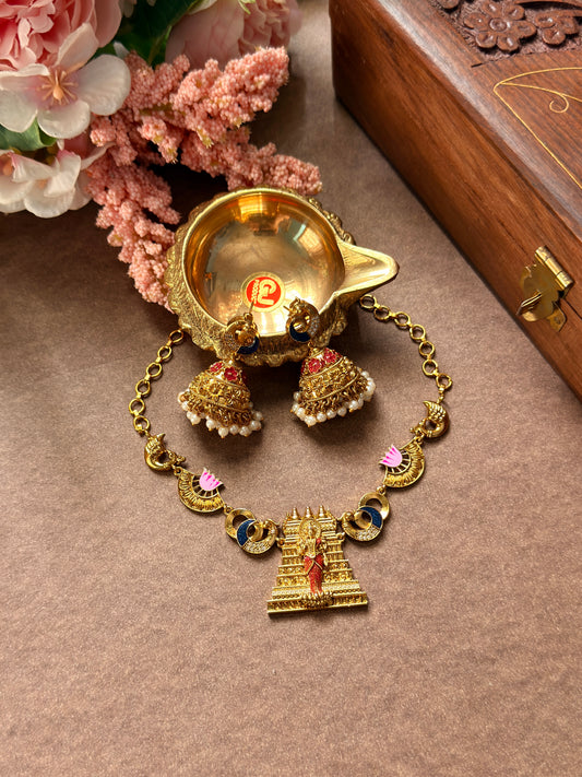 trending kopuram necklace NE21