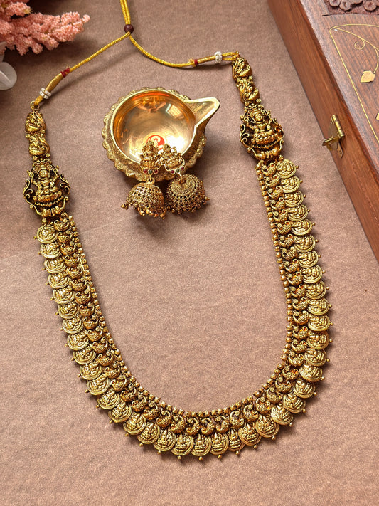 U Shape Coin Bridal set with Goddess Embosed L21