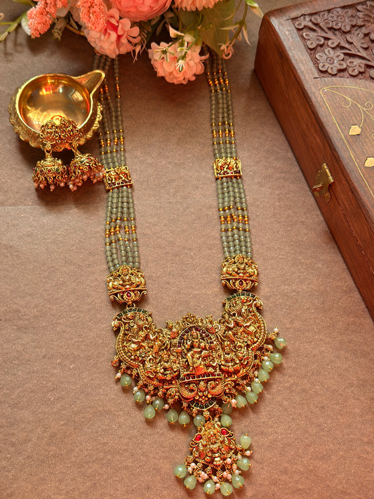 Green beads Long Haram L14