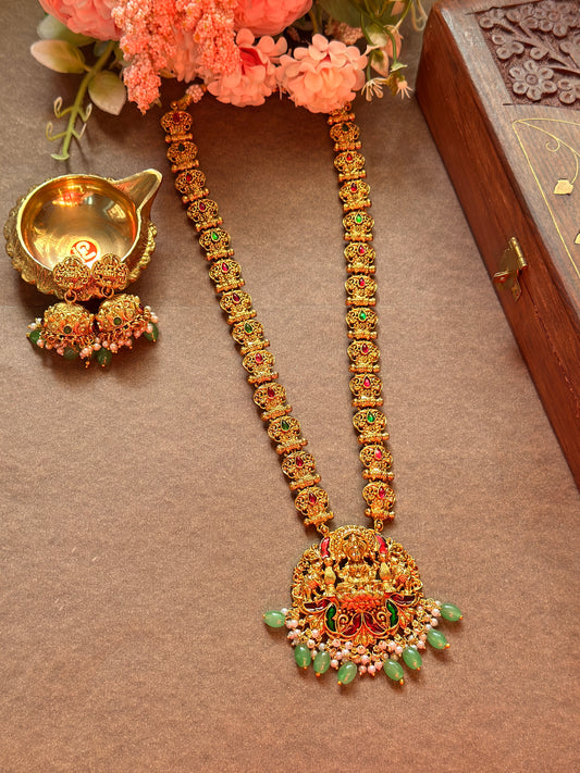 Lakshmi Green Beads Multi Stone L09