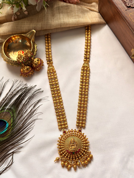 Round Lakshmi Long Haram L05