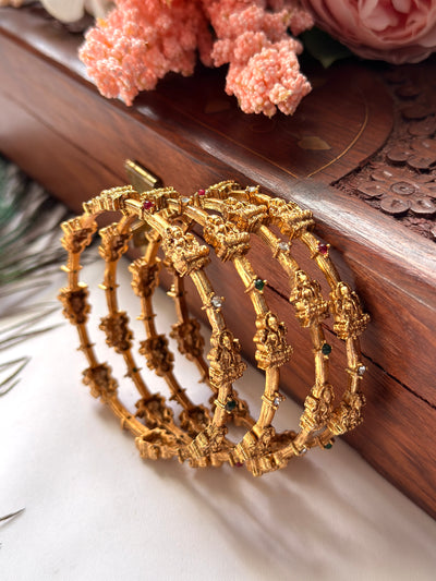 Trending Multi Stone Lakshmi Bangles B16