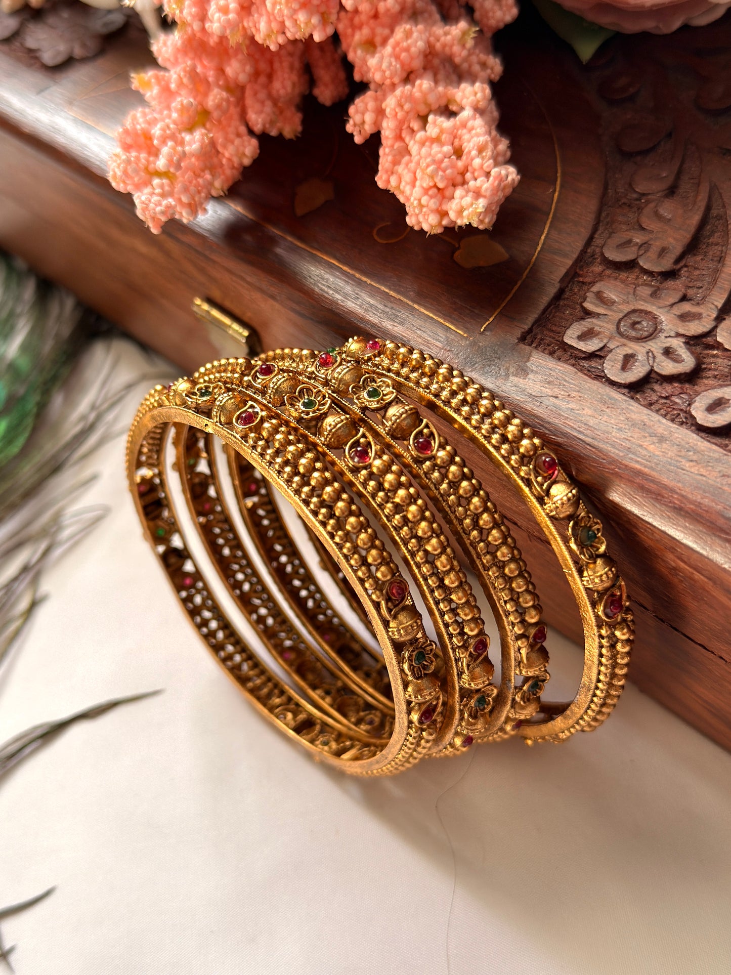 Multi Stone Bangles B18