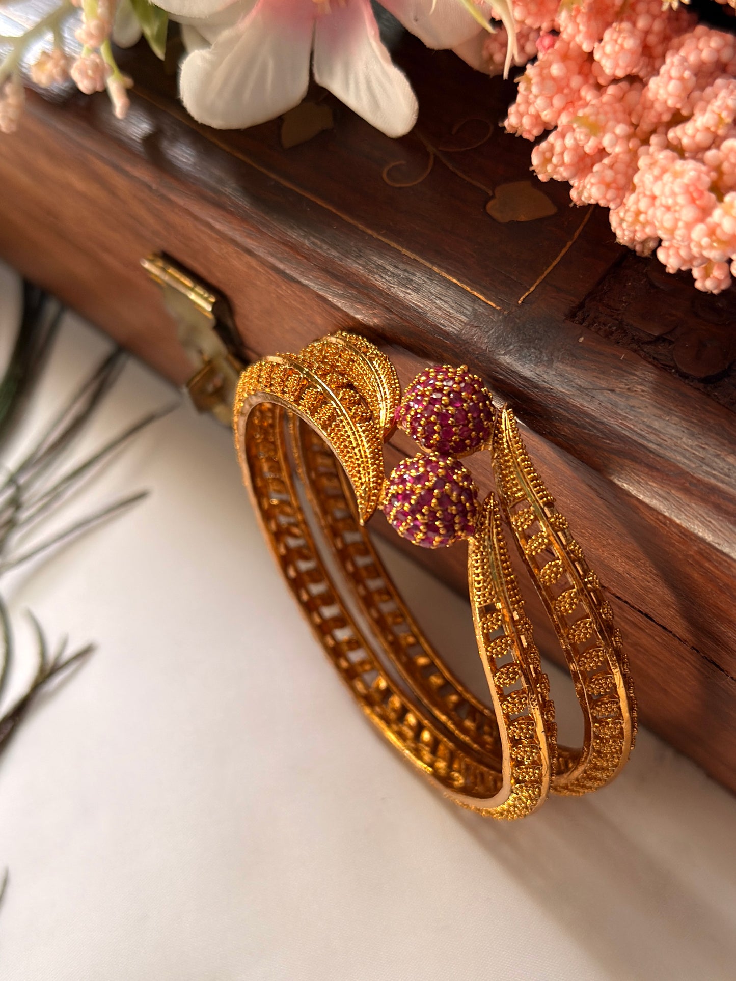 Purple Ball Bangle B27
