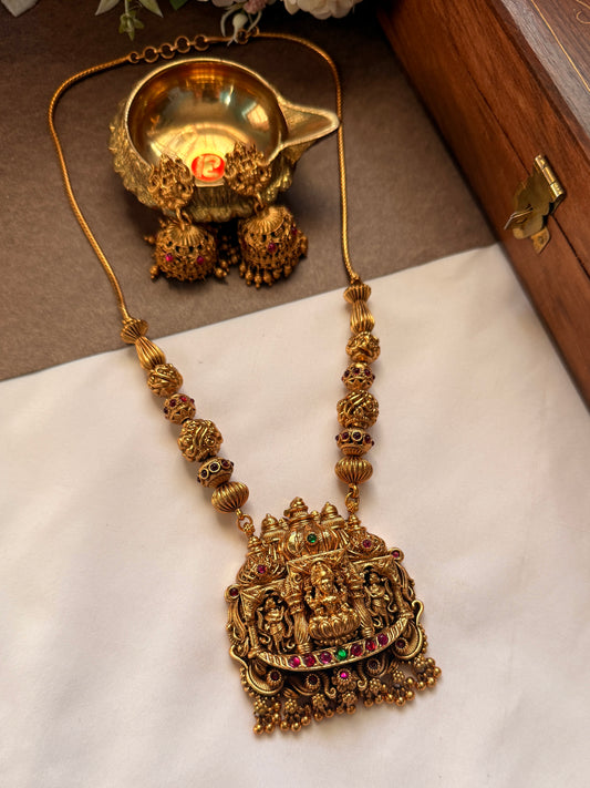 Trendy Lakshmi Pendent Half Chain Model MID19