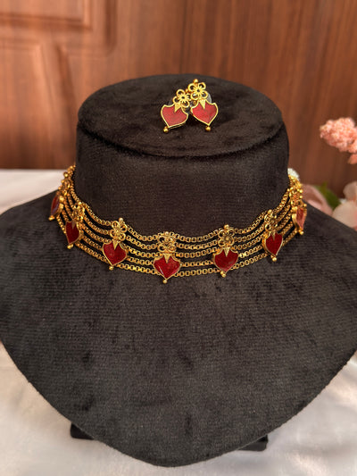 Heart choker CHO05