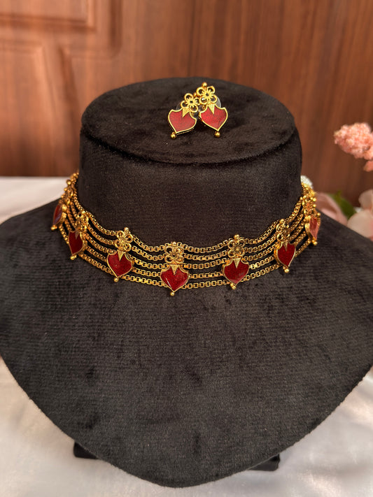 Heart choker CHO05