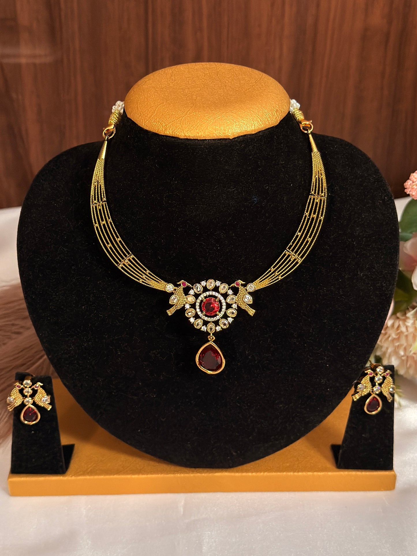 Hasli necklace double bird DIA39