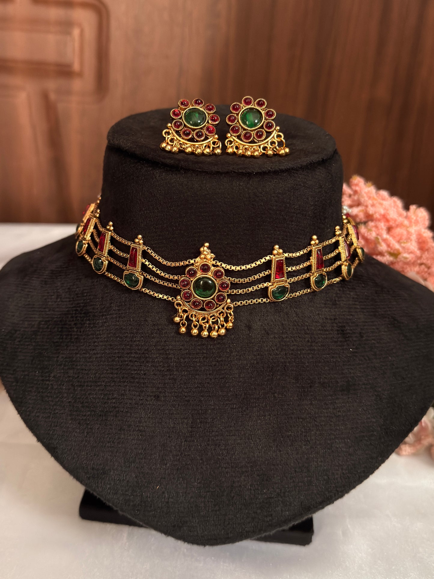RED & GREEN choker CHO10