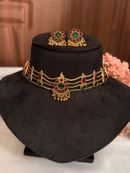 RED & GREEN choker CHO10