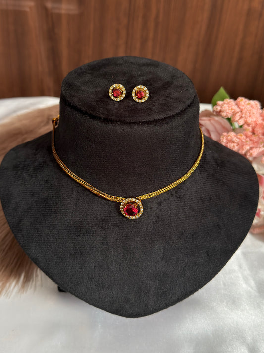 Simple Stone Necklace NE09
